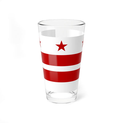 Flag of Washington D.C. 1938 (United States) Pint Glass 16oz