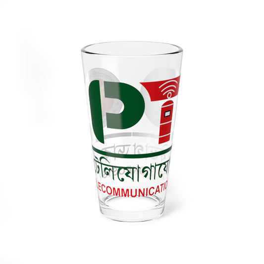 Seal of Posts and Telecommunications Division PTD (Bangladesh) (Coat of Arms) Pint Glass 16oz