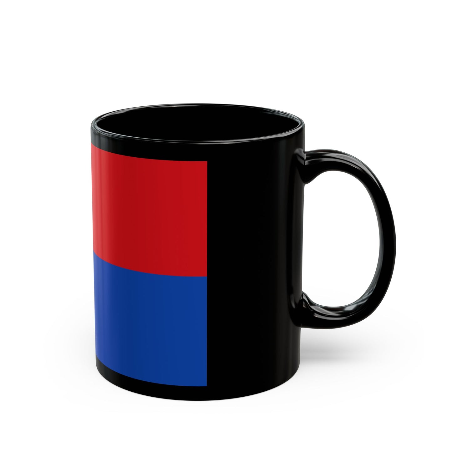 Flag of Cartago Province Costa Rica - Black Coffee Mug-Go Mug Yourself