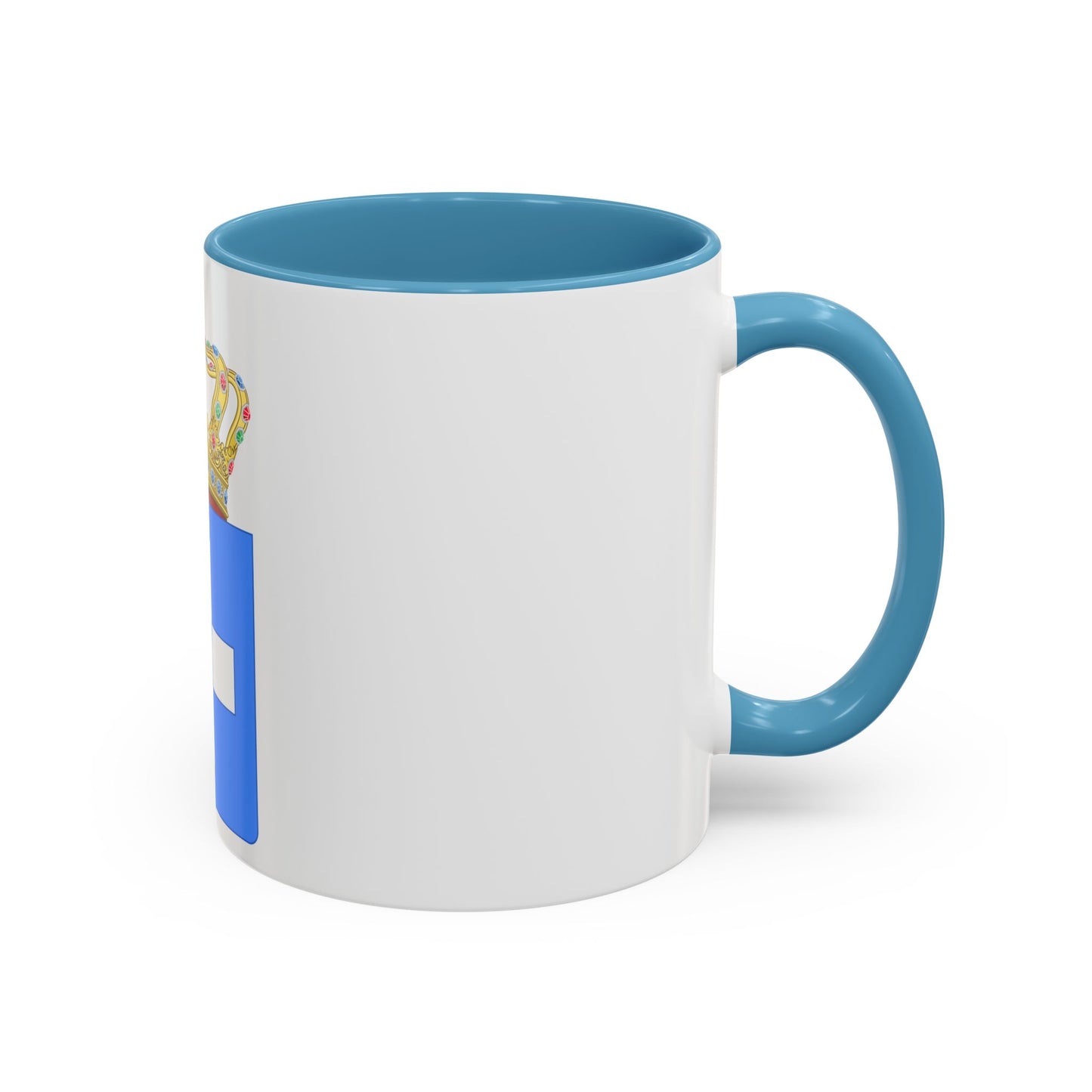 Lesser Coat of Arms of Greece (Wittelsbach) - Accent Coffee Mug