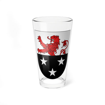 GrandSaconnex-coat of arms (Switzerland) (Coat of Arms) Pint Glass 16oz
