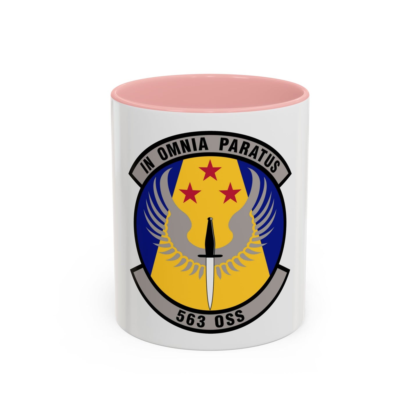 563d Operations Support Squadron (U.S. Air Force) Accent Coffee Mug