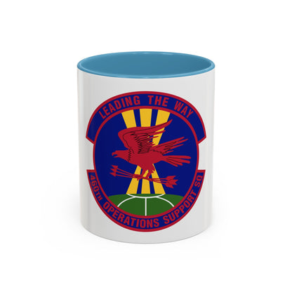 460 Operations Support Squadron USSF (U.S. Air Force) Accent Coffee Mug