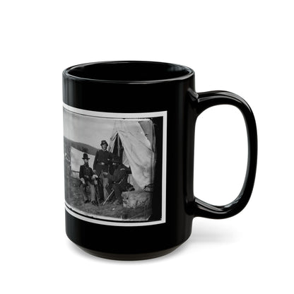 Antietam, Md. Col. John S. Crocker, Lt. Col. Benjamin C. Butler, And Adjutant Of 93d New York Volunteers (U.S. Civil War) Black Coffee Mug