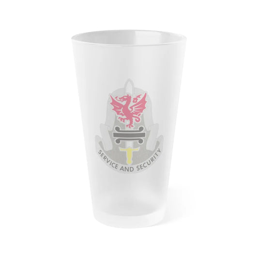 716 Military Intelligence Battalion (U.S. Army) Frosted Pint Glass 16oz-Go Mug Yourself