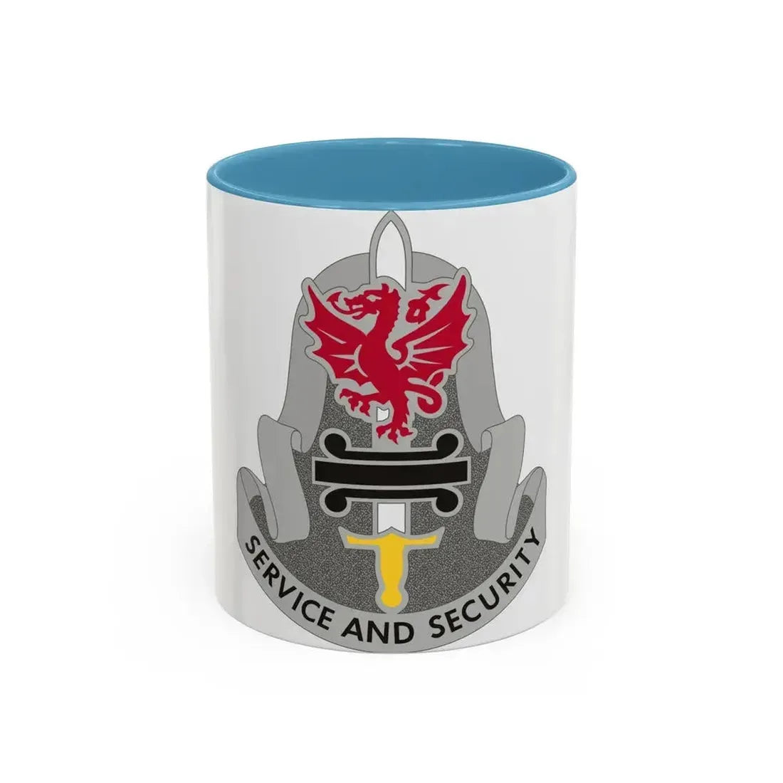 716 Military Intelligence Battalion (U.S. Army) Accent Coffee Mug 11oz Light Blue - Go Mug Yourself