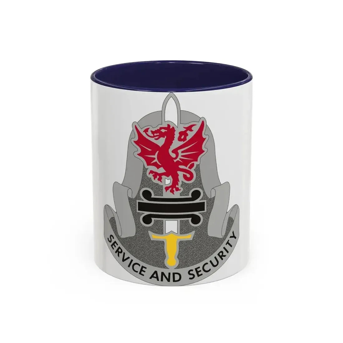 716 Military Intelligence Battalion (U.S. Army) Accent Coffee Mug 11oz Navy - Go Mug Yourself