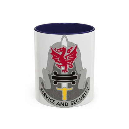 716 Military Intelligence Battalion (U.S. Army) Accent Coffee Mug 11oz Navy - Go Mug Yourself