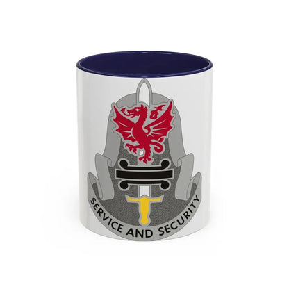 716 Military Intelligence Battalion (U.S. Army) Accent Coffee Mug 11oz Navy - Go Mug Yourself