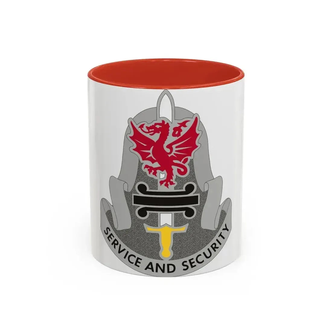 716 Military Intelligence Battalion (U.S. Army) Accent Coffee Mug 11oz Red - Go Mug Yourself