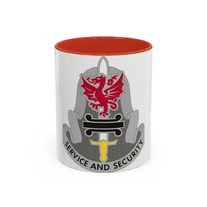 716 Military Intelligence Battalion (U.S. Army) Accent Coffee Mug 11oz Red - Go Mug Yourself