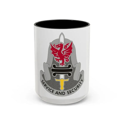 716 Military Intelligence Battalion (U.S. Army) Accent Coffee Mug 15oz Black - Go Mug Yourself