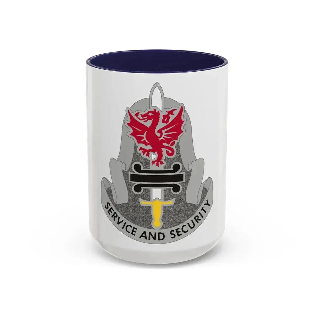 716 Military Intelligence Battalion (U.S. Army) Accent Coffee Mug 15oz Navy - Go Mug Yourself