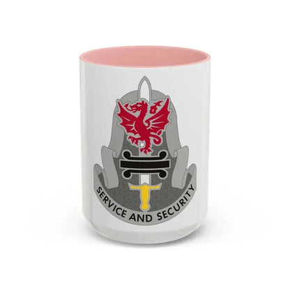 716 Military Intelligence Battalion (U.S. Army) Accent Coffee Mug 15oz Pink - Go Mug Yourself