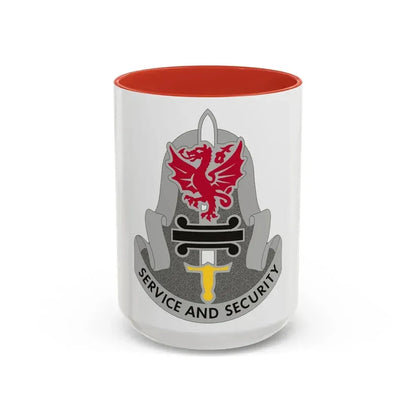 716 Military Intelligence Battalion (U.S. Army) Accent Coffee Mug 15oz Red - Go Mug Yourself