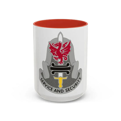 716 Military Intelligence Battalion (U.S. Army) Accent Coffee Mug 15oz Red - Go Mug Yourself