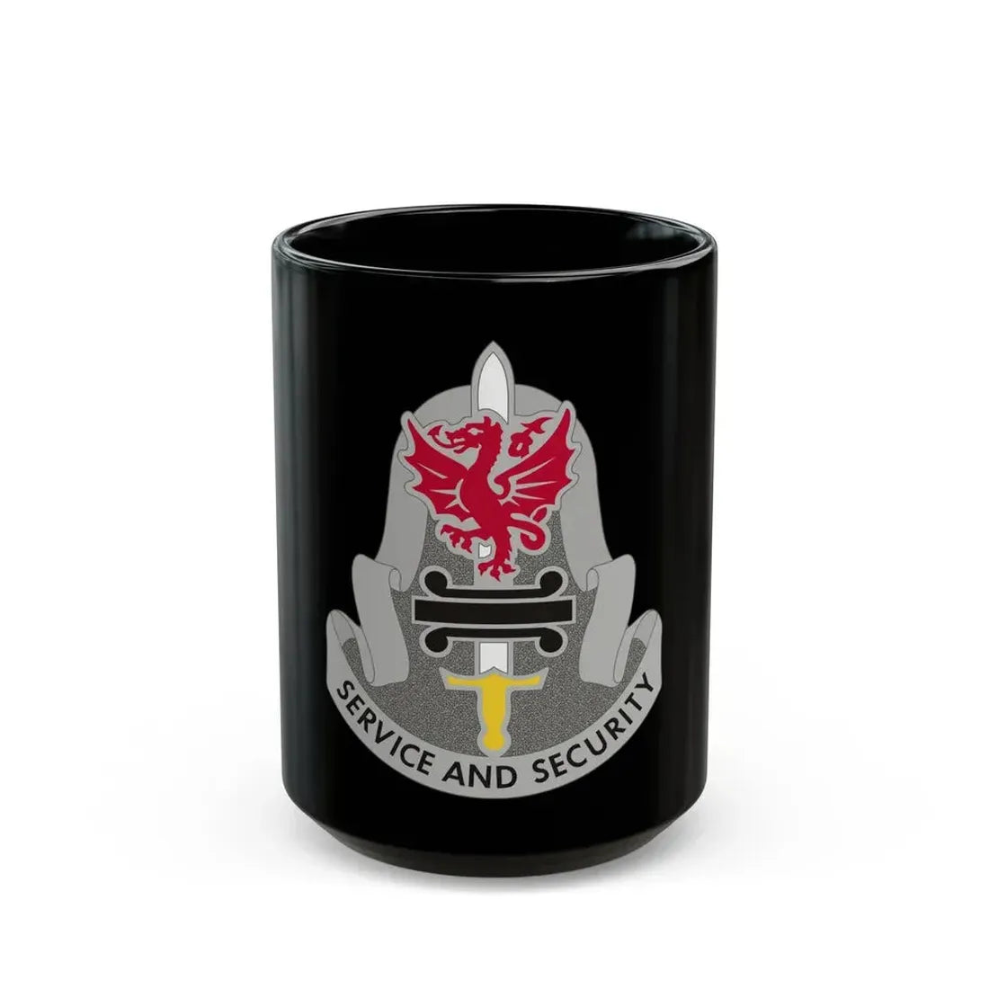 716 Military Intelligence Battalion (U.S. Army) Black Coffee Mug 15oz - Go Mug Yourself