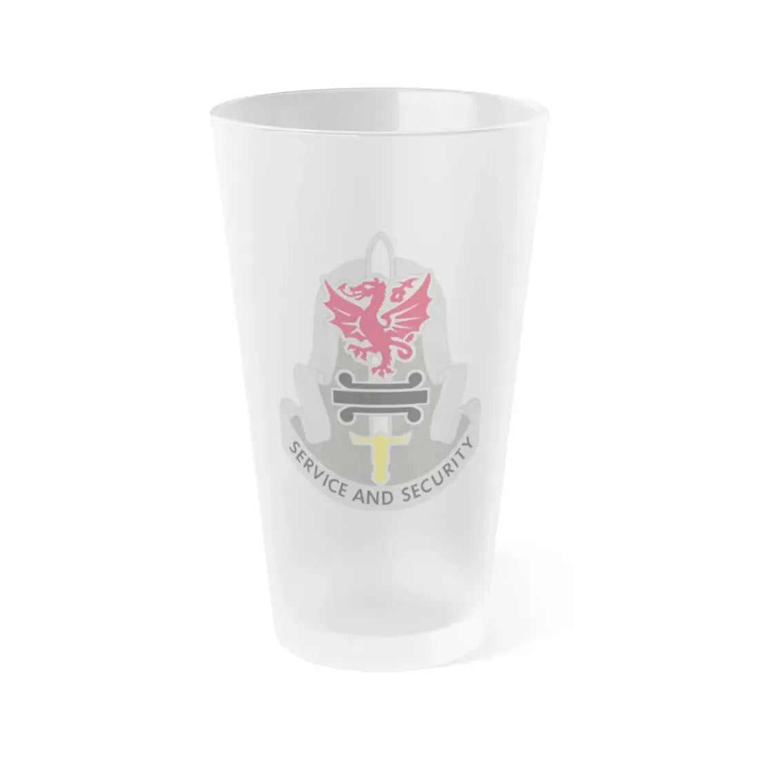 716 Military Intelligence Battalion (U.S. Army) Frosted Pint Glass 16oz Default Title - Go Mug Yourself