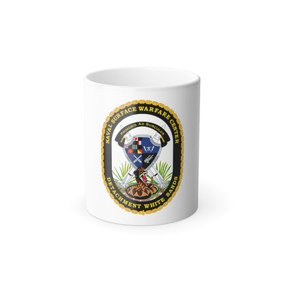 NSWC Detach White Sands (U.S. Navy) Color Changing Mug 11oz