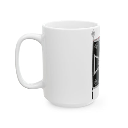 Heeresfahne Pioniere (Germany) White Coffee Mug