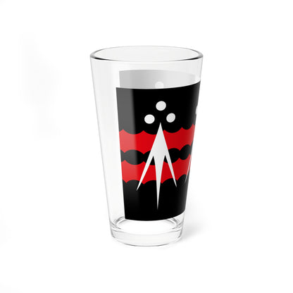 Pays de Lorient traditional district flag (France) Pint Glass 16oz