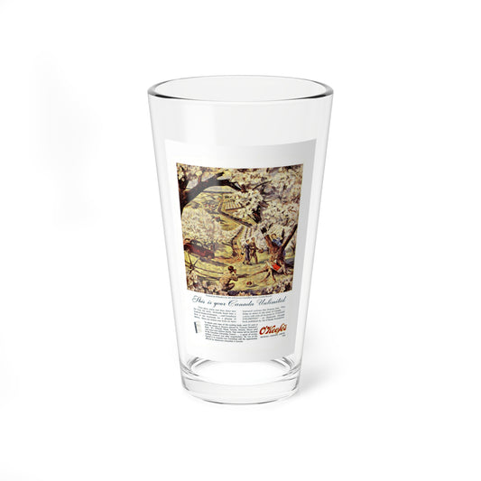 O'Keefe's ad, Walt Coburn's Western, June 1950 (Magazine Illustration) Pint Glass 16oz