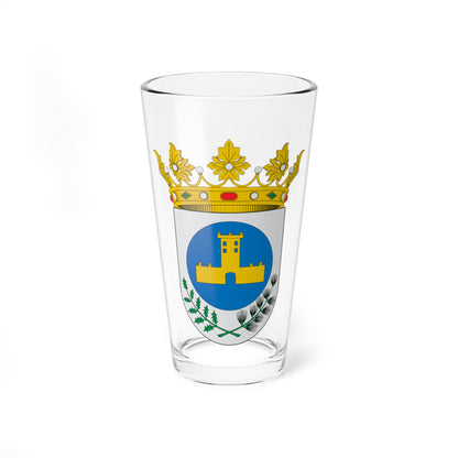 Escudo de Abejuela (Spain) (Coat of Arms) Pint Glass 16oz