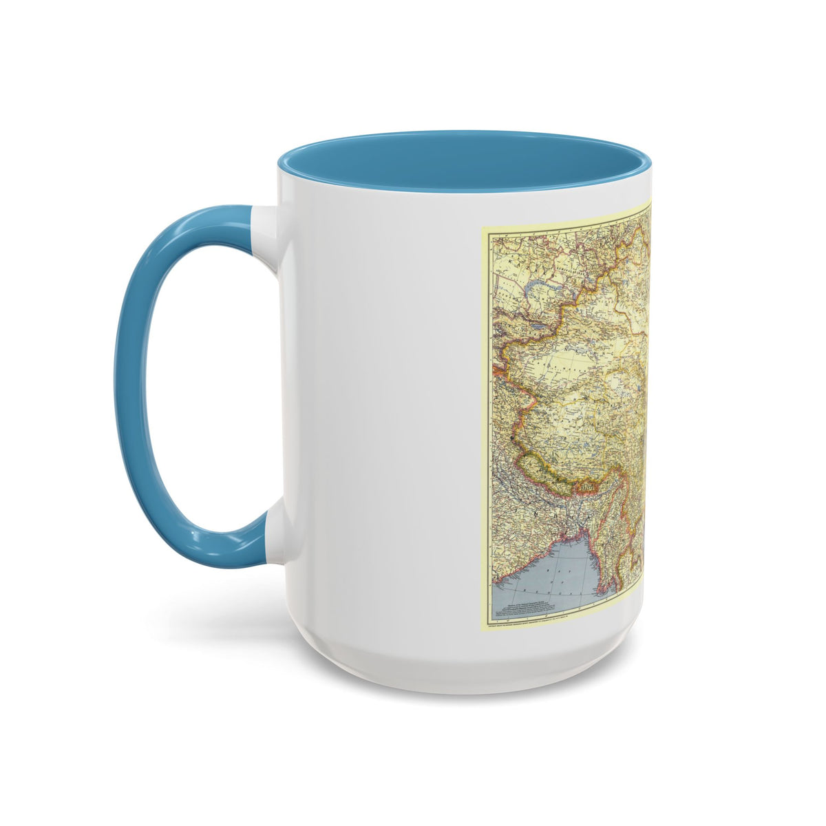 China (1945) (Map) Accent Coffee Mug