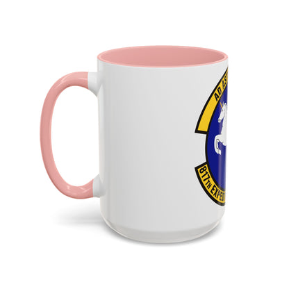 817th Expeditionary Airlift Squadron (U.S. Air Force) Accent Coffee Mug