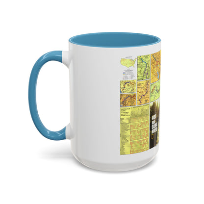 USA - Wild and Scenic Rivers 2 (1977) (Map) Accent Coffee Mug