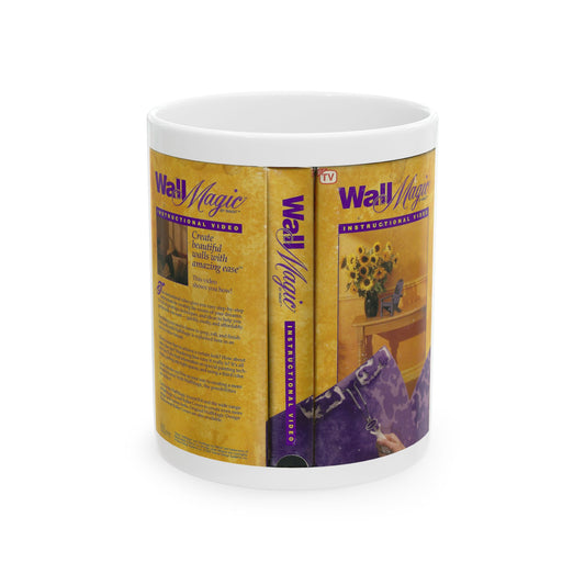 WALL MAGIC INSTRUCTIONAL VIDEO (VHS COVER) - White Coffee Mug