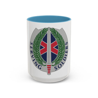 10 Personnel Command (U.S. Army) Accent Coffee Mug