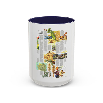 USA - California and Nevada 2 (1974) (Map) Accent Coffee Mug