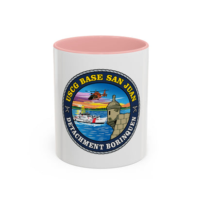 USCG Base San Juan (U.S. Coast Guard) Accent Coffee Mug