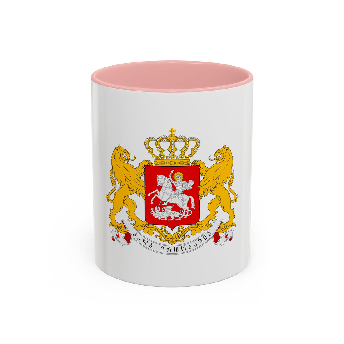 Greater coat of arms of Georgia - Accent Coffee Mug