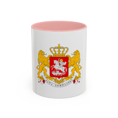 Greater coat of arms of Georgia - Accent Coffee Mug