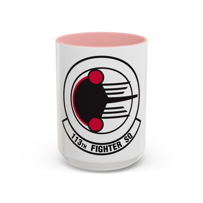 113 Fighter Squadron (U.S. Air Force) Accent Coffee Mug