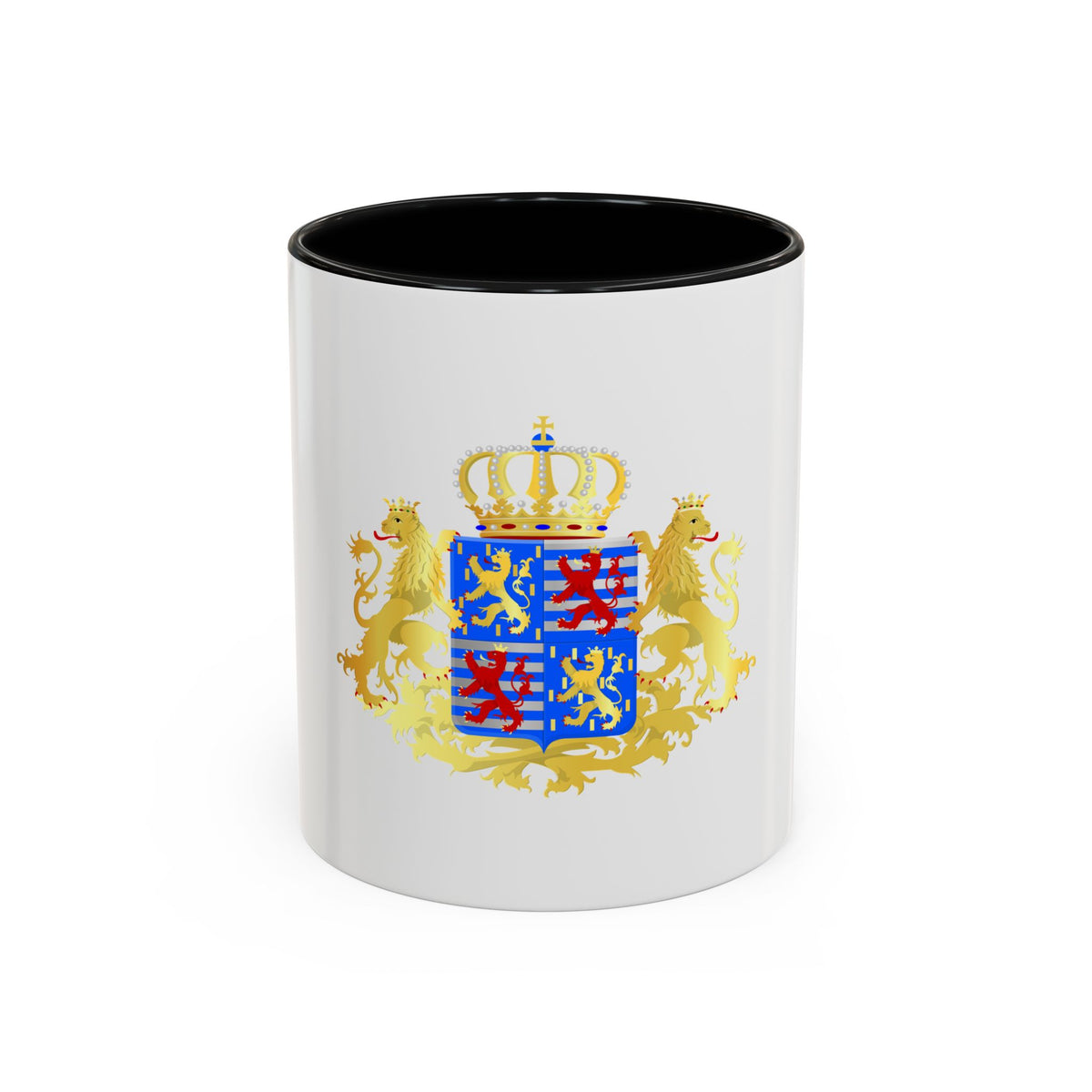 Middle coat of arms of the Grand Dukes of Luxembourg prior to 2000 - Accent Coffee Mug