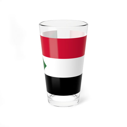 Flag of Sudan (Sudan) Pint Glass 16oz