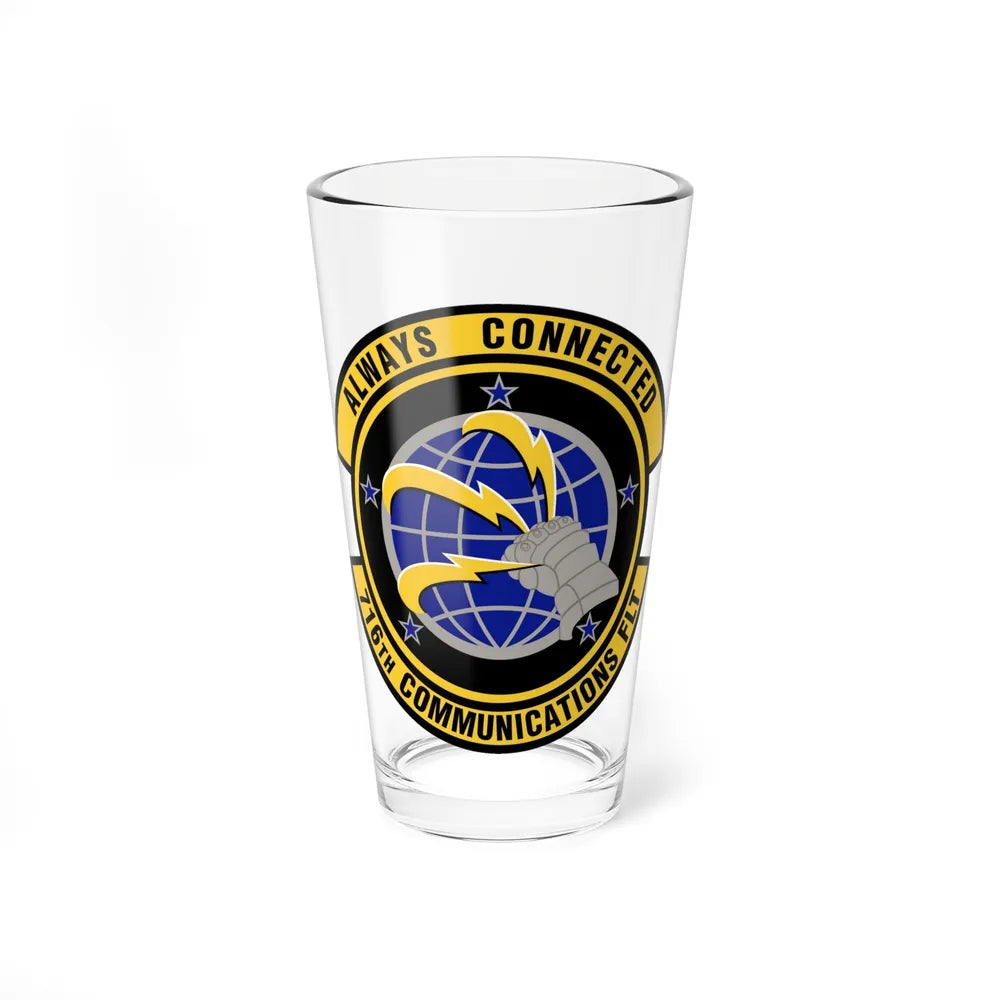 716th Communications Flight (U.S. Air Force) Pint Glass 16oz-16oz-Go Mug Yourself