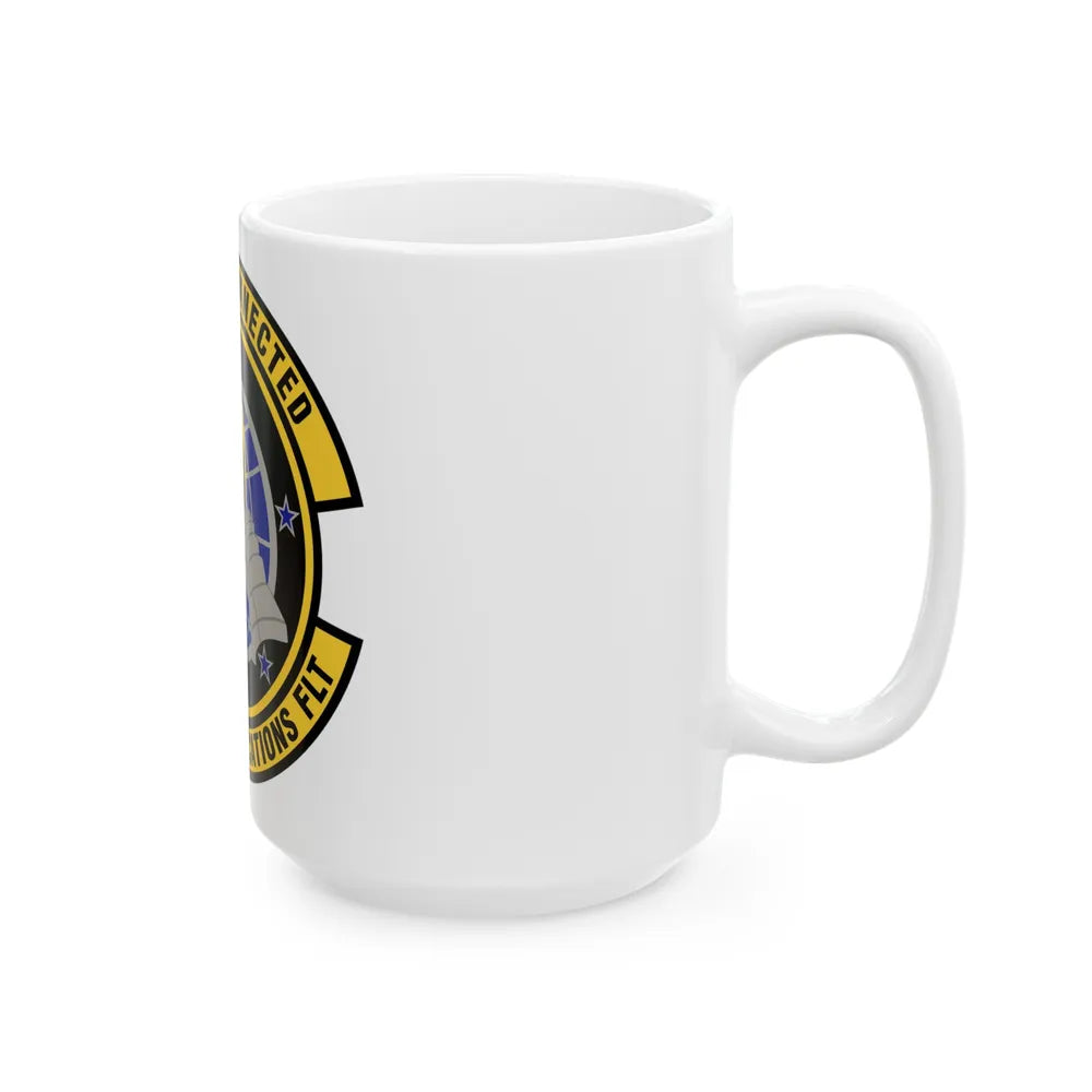 716th Communications Flight (U.S. Air Force) White Coffee Mug-Go Mug Yourself