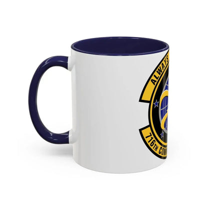 716th Communications Flight (U.S. Air Force) Accent Coffee Mug - Go Mug Yourself