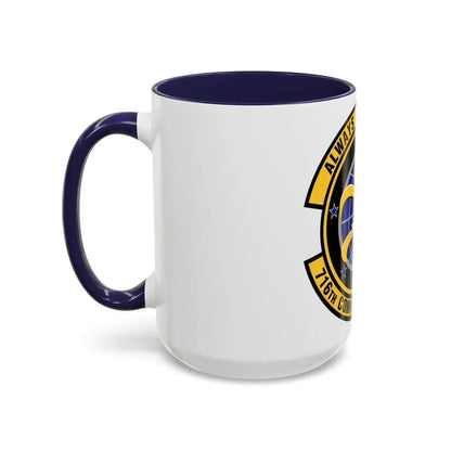 716th Communications Flight (U.S. Air Force) Accent Coffee Mug - Go Mug Yourself