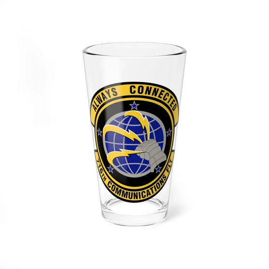 716th Communications Flight (U.S. Air Force) Pint Glass 16oz 16oz - Go Mug Yourself