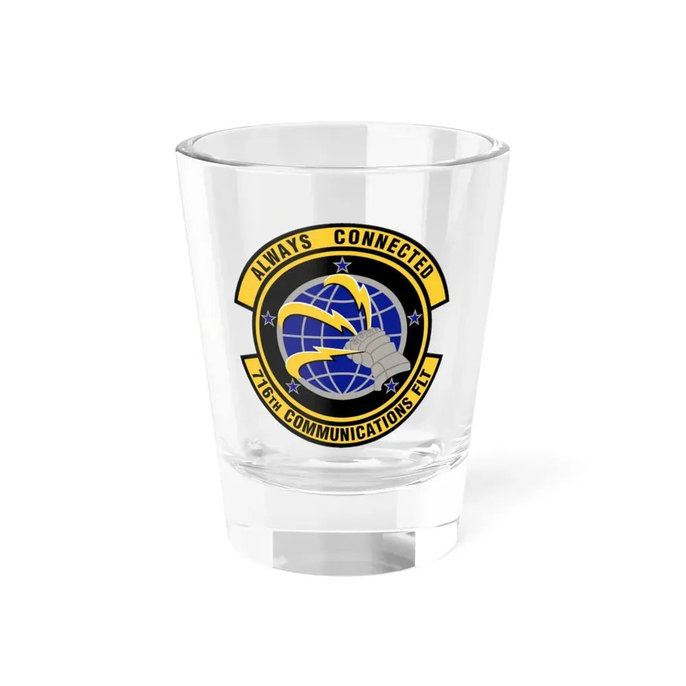 716th Communications Flight (U.S. Air Force) Shot Glass 1.5oz 1.5oz - Go Mug Yourself