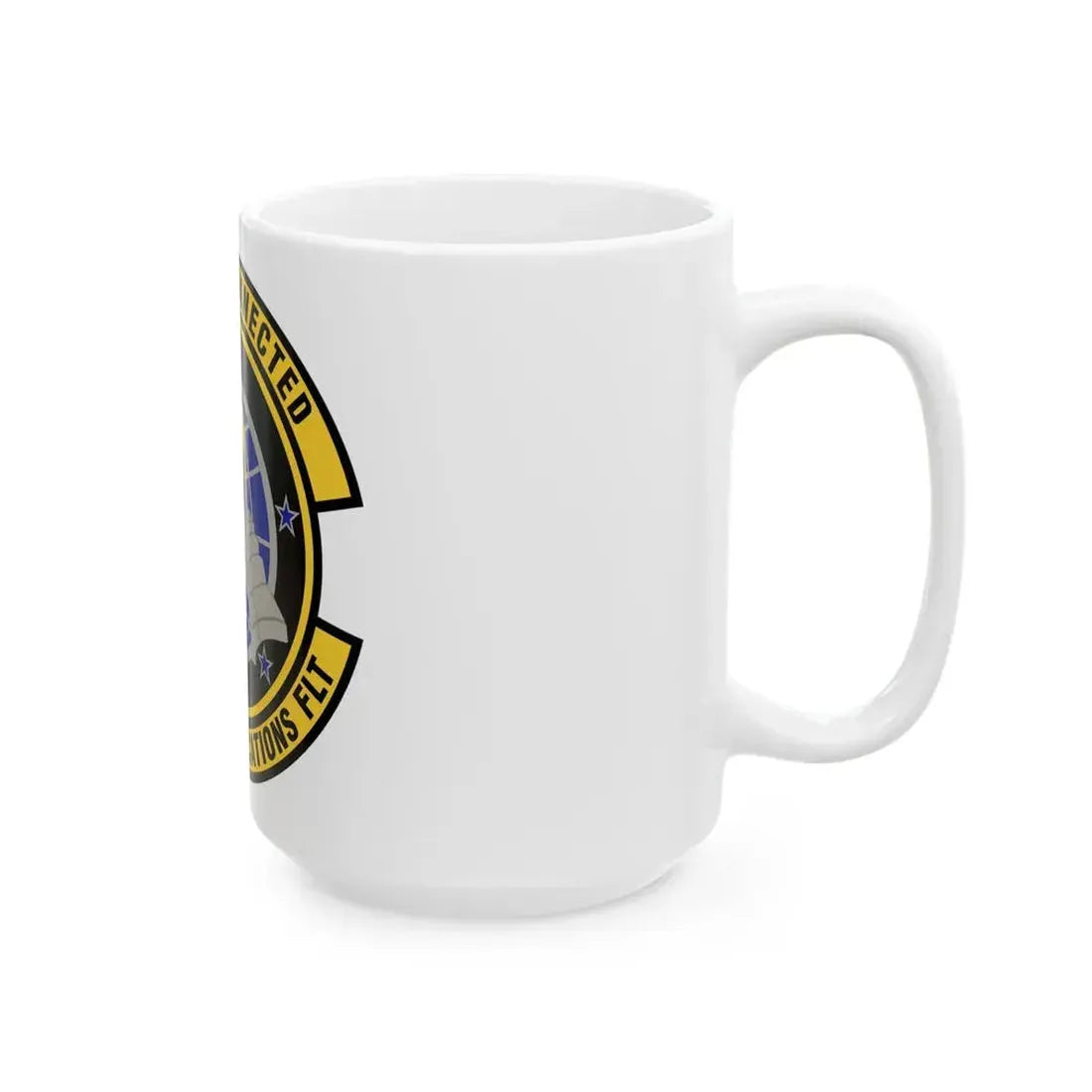 716th Communications Flight (U.S. Air Force) White Coffee Mug - Go Mug Yourself