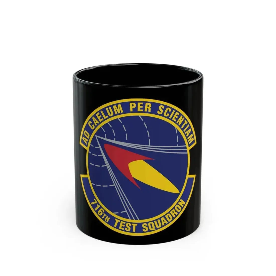 716th Test Squadron (U.S. Air Force) Black Coffee Mug 11oz - Go Mug Yourself
