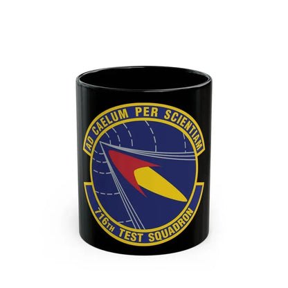 716th Test Squadron (U.S. Air Force) Black Coffee Mug 11oz - Go Mug Yourself