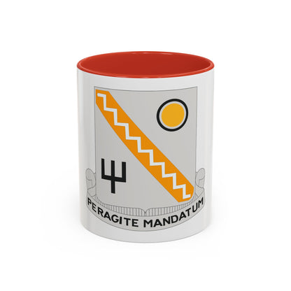 118 Signal Battalion (U.S. Army) Accent Coffee Mug