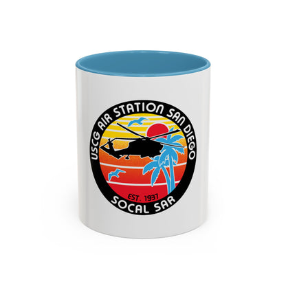 USCG Sector San Diego SOCAL SAR (U.S. Coast Guard) Accent Coffee Mug